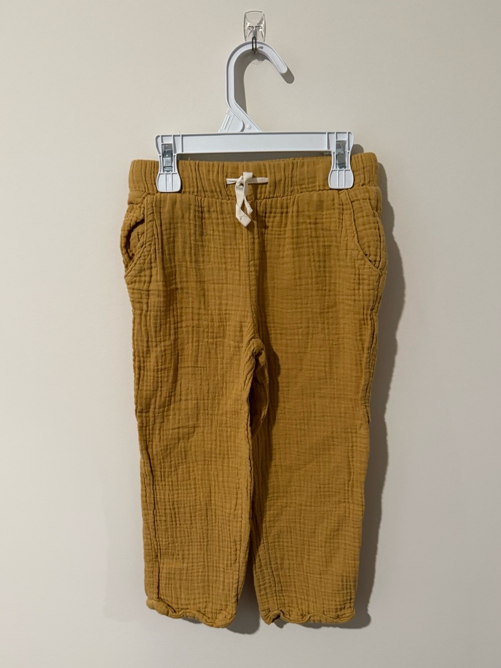 Carter’s Little Planet Mustard Muslin Pants